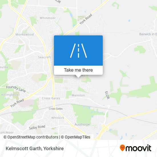 Kelmscott Garth map