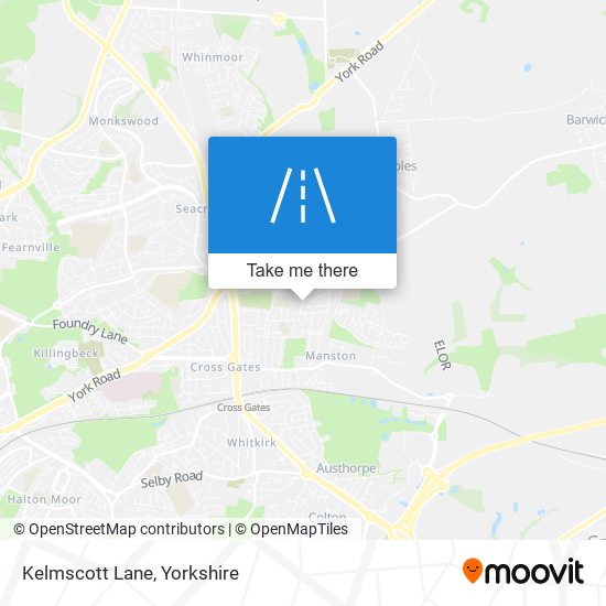 Kelmscott Lane map