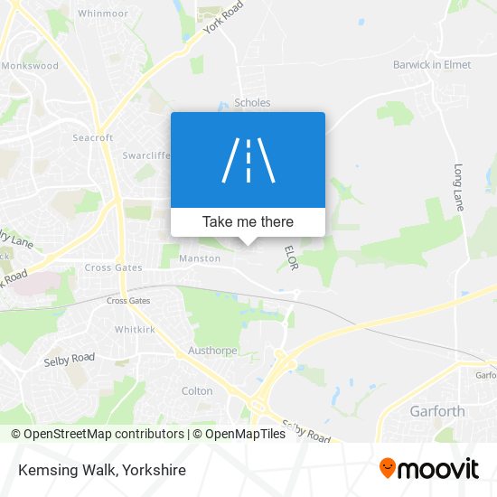 Kemsing Walk map