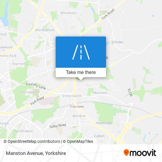 Manston Avenue map