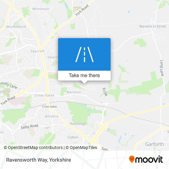 Ravensworth Way map