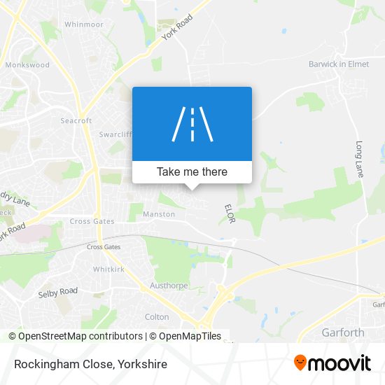 Rockingham Close map