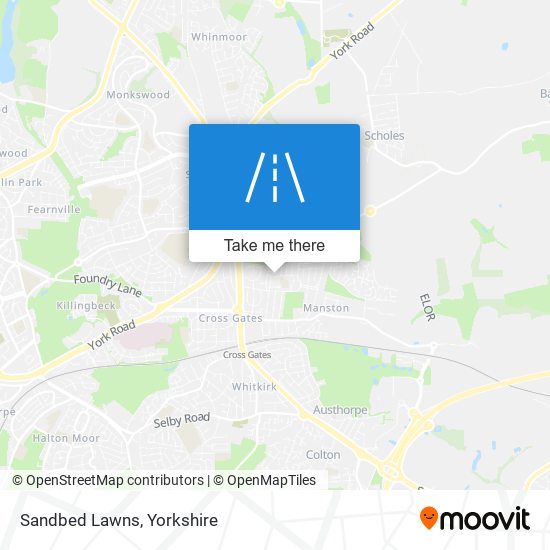Sandbed Lawns map