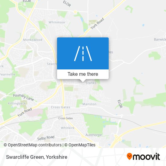 Swarcliffe Green map