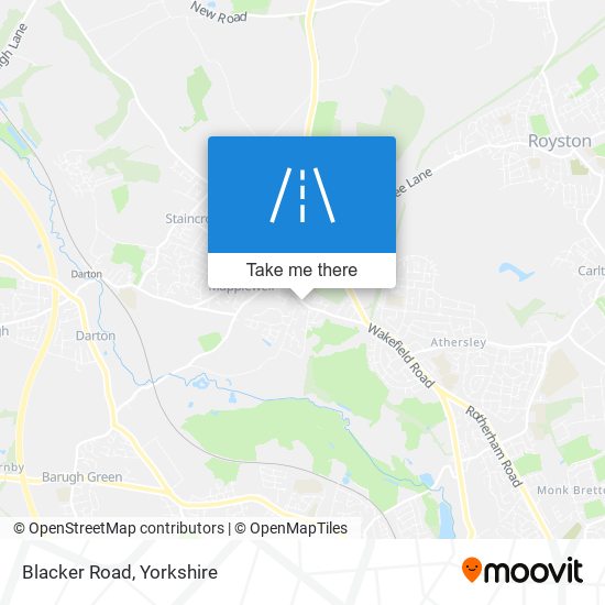 Blacker Road map