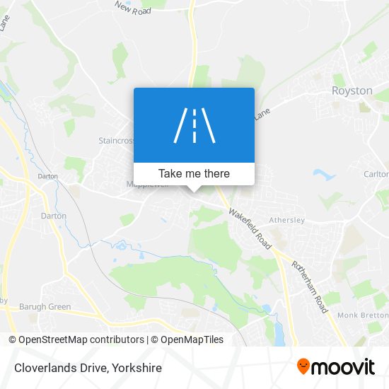 Cloverlands Drive map