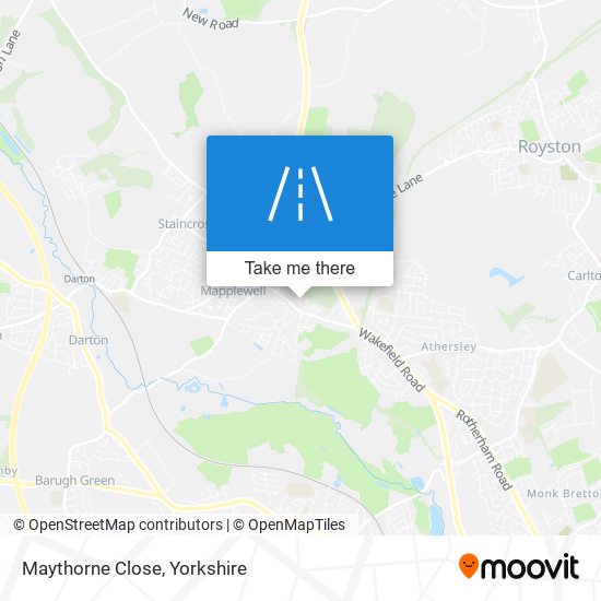 Maythorne Close map