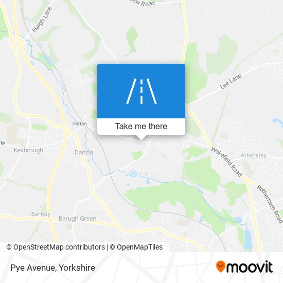 Pye Avenue map