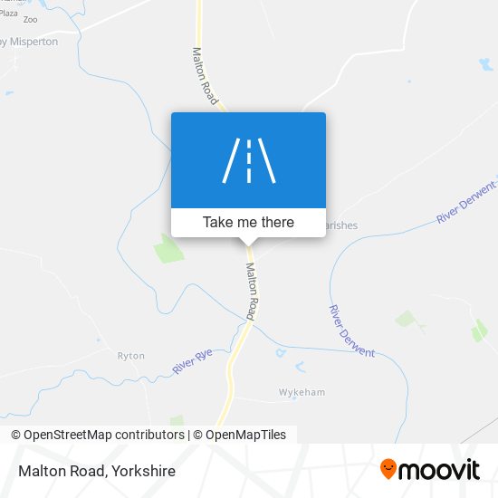 Malton Road map