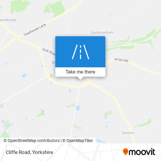 Cliffe Road map
