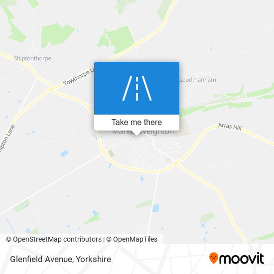 Glenfield Avenue map