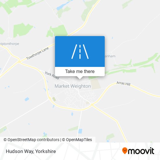 Hudson Way map