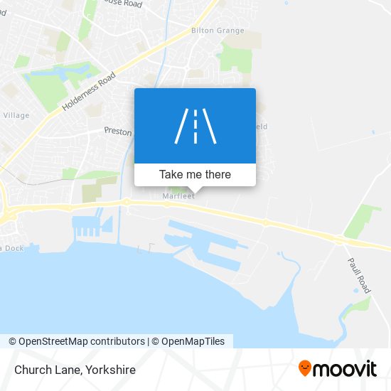 Church Lane map