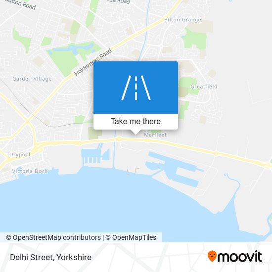 Delhi Street map