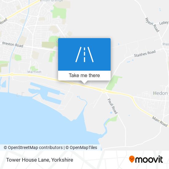 Tower House Lane map