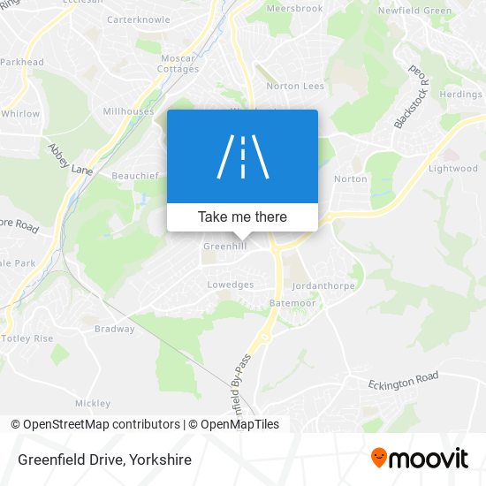 Greenfield Drive map