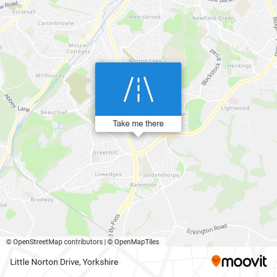 Little Norton Drive map