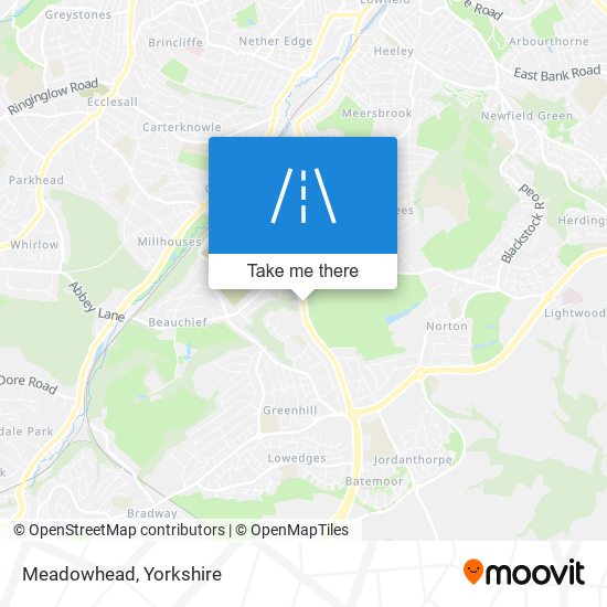 Meadowhead map