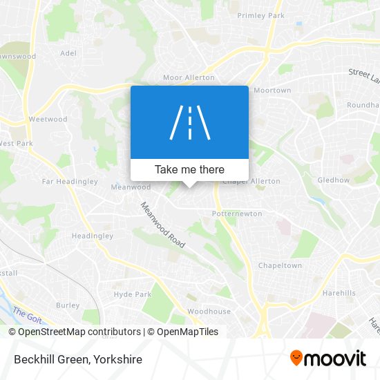 Beckhill Green map