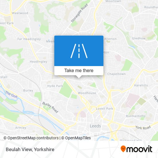 Beulah View map