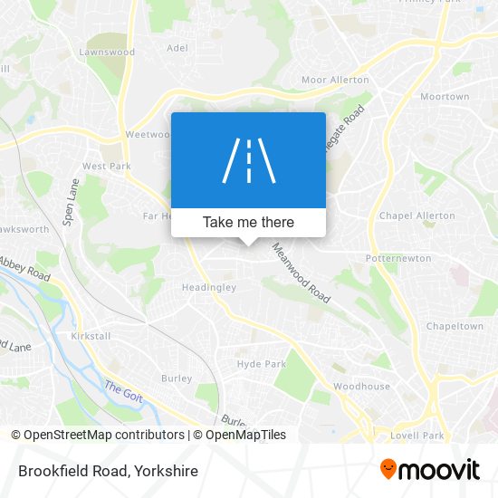 Brookfield Road map