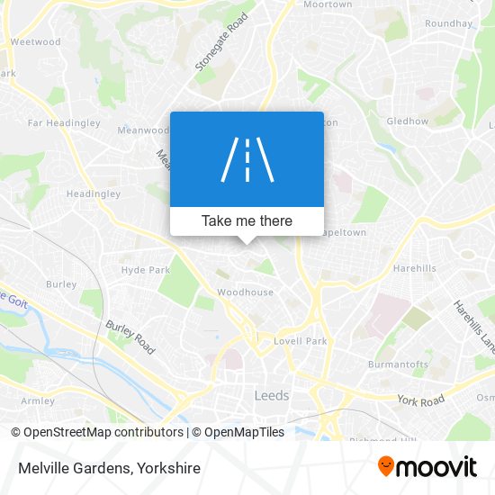 Melville Gardens map