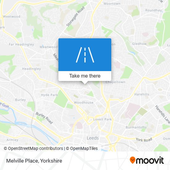 Melville Place map