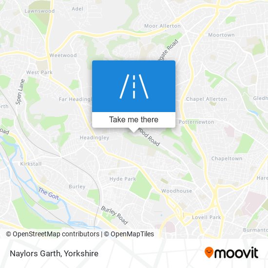 Naylors Garth map