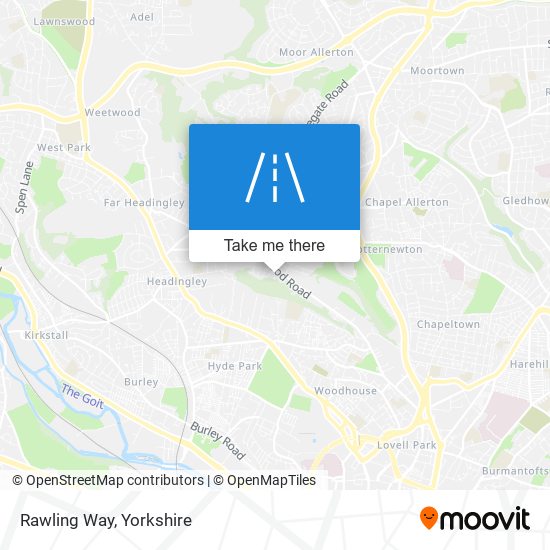 Rawling Way map