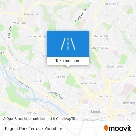 Regent Park Terrace map