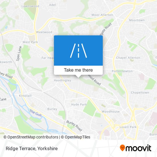 Ridge Terrace map
