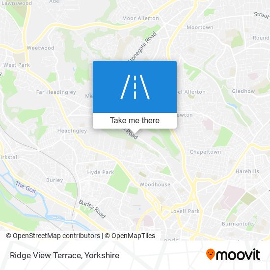 Ridge View Terrace map