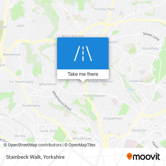 Stainbeck Walk map