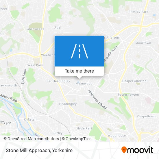 Stone Mill Approach map