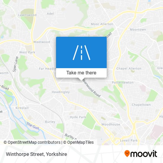 Winthorpe Street map