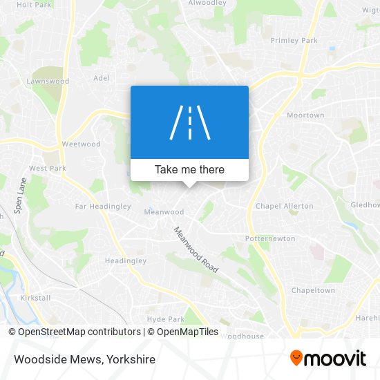 Woodside Mews map