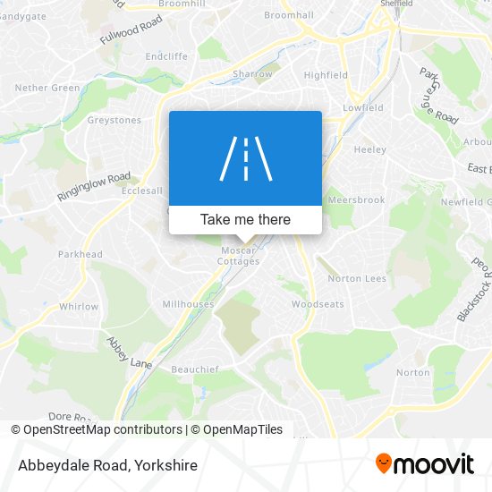 Abbeydale Road map