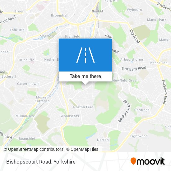 Bishopscourt Road map
