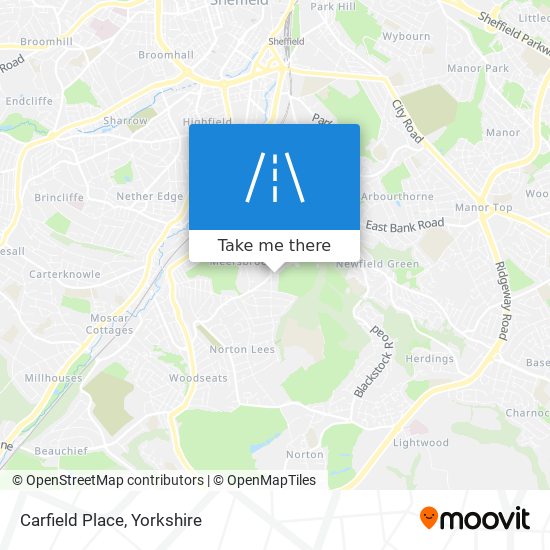 Carfield Place map