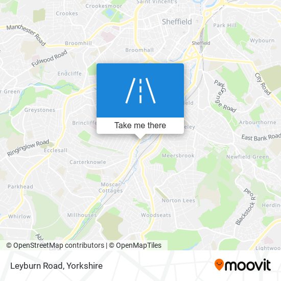 Leyburn Road map