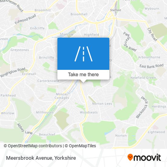 Meersbrook Avenue map