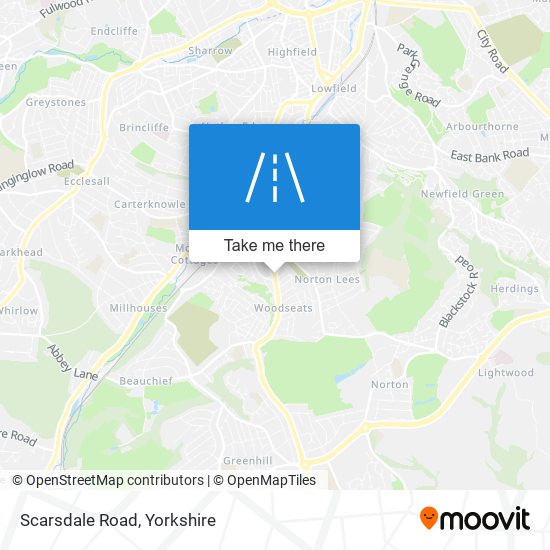 Scarsdale Road map