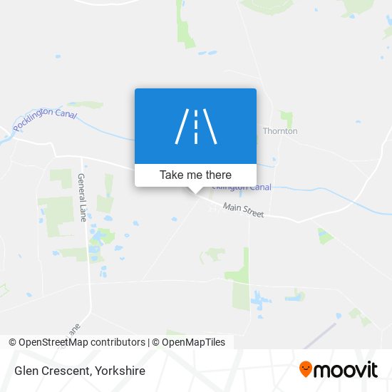 Glen Crescent map