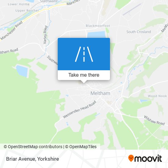 Briar Avenue map