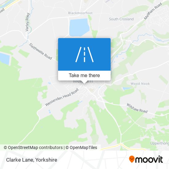 Clarke Lane map