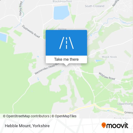 Hebble Mount map