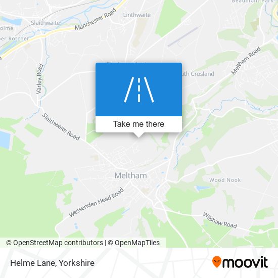 Helme Lane map