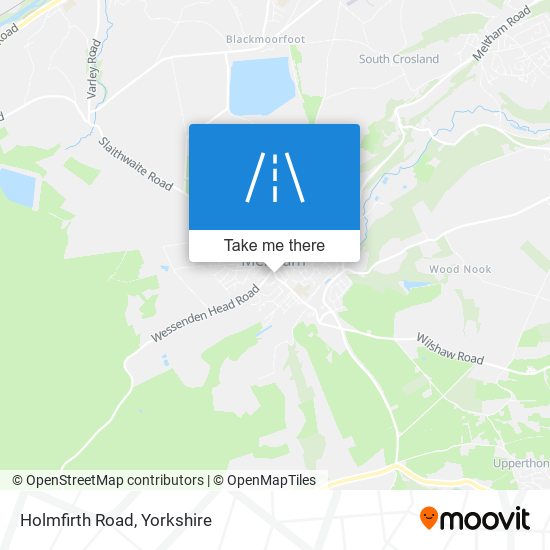 Holmfirth Road map