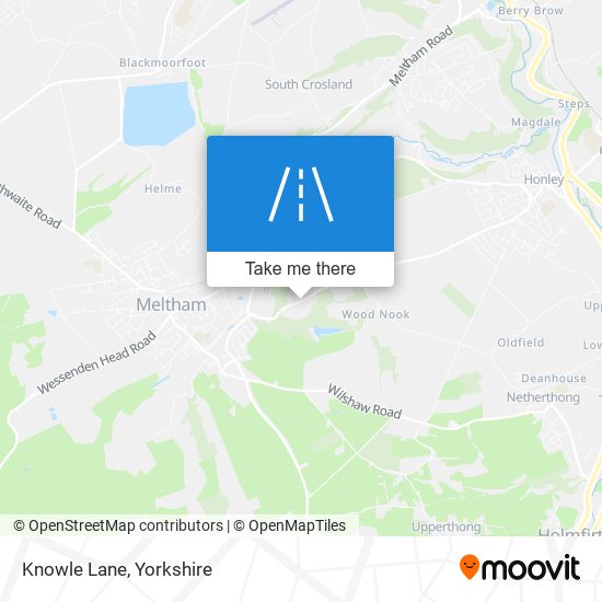 Knowle Lane map