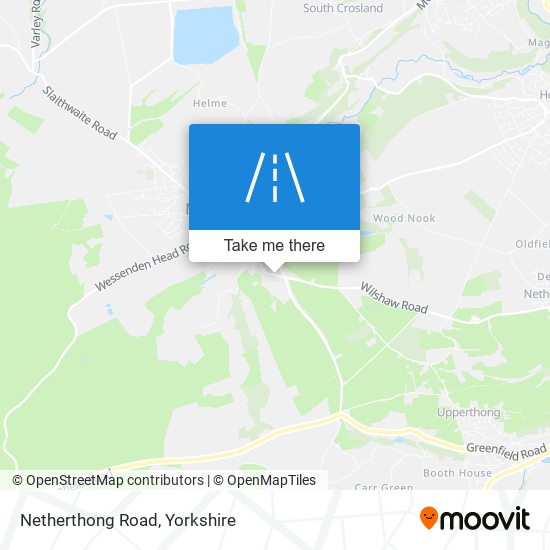 Netherthong Road map